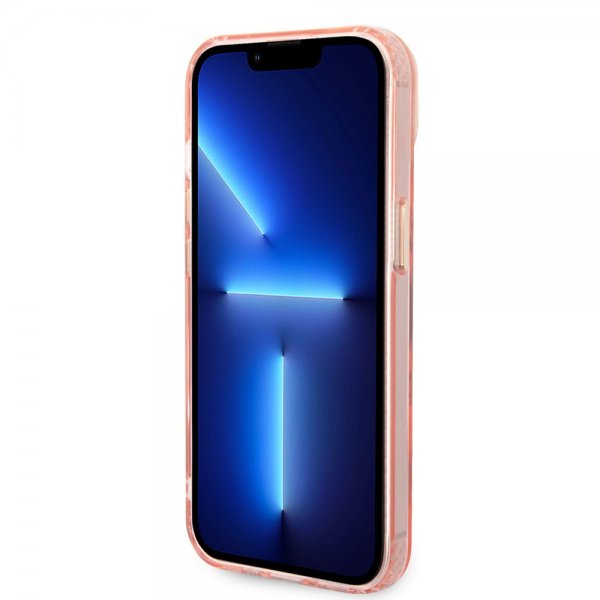 iPhone 14 Cover Translucent MagSafe Lyserød