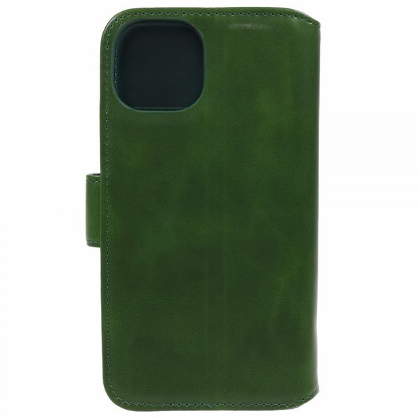 iPhone 15 Plus Etui Essential Leather Juniper Green