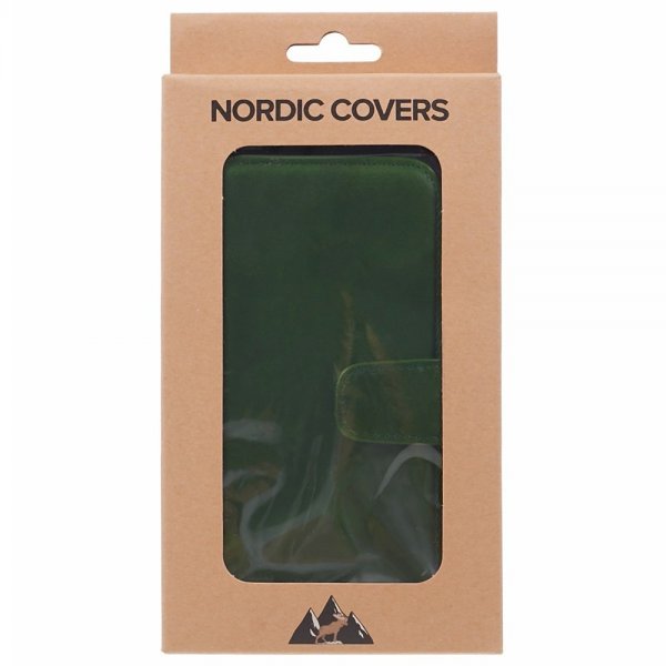iPhone 15 Plus Etui Essential Leather Juniper Green