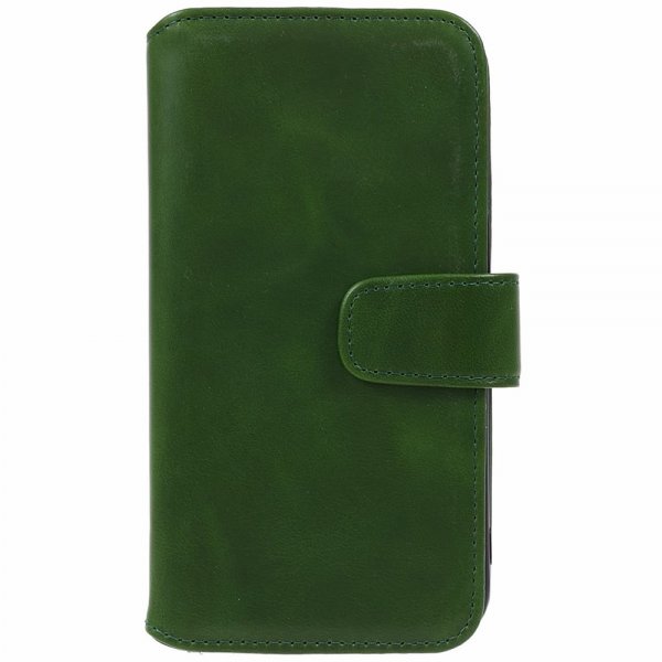 iPhone 15 Plus Etui Essential Leather Juniper Green