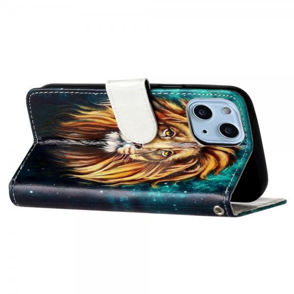 iPhone 15 Plus Etui Motiv Løve