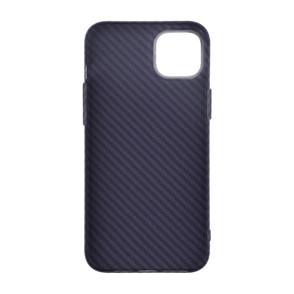 iPhone 15 Plus Cover Kulfibermønster Lilla