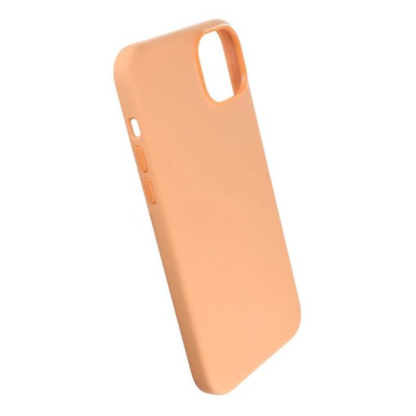iPhone 15 Plus Cover Silikone MagSafe Gul
