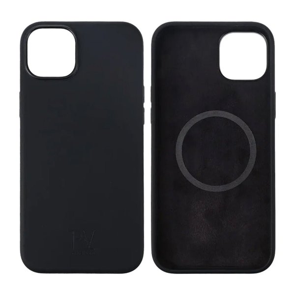 iPhone 15 Plus Cover Silikone MagSafe Sort