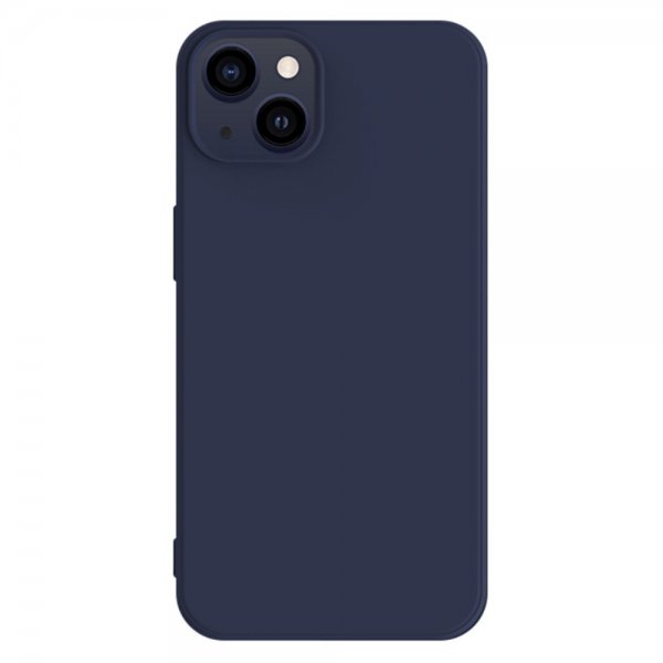 iPhone 15 Plus Cover Silikonetekstur Blå