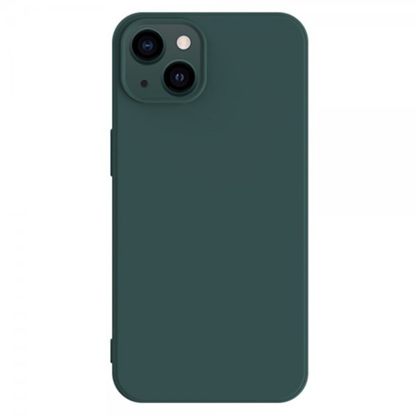 iPhone 15 Plus Cover Silikonetekstur Grøn