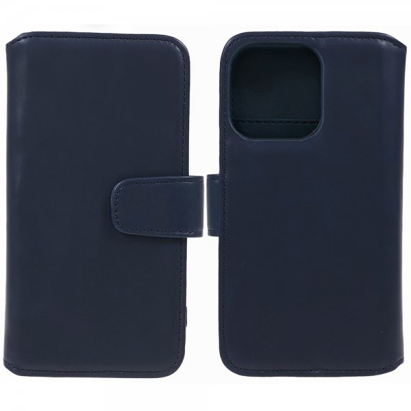 iPhone 15 Pro Etui Essential Leather Heron Blue