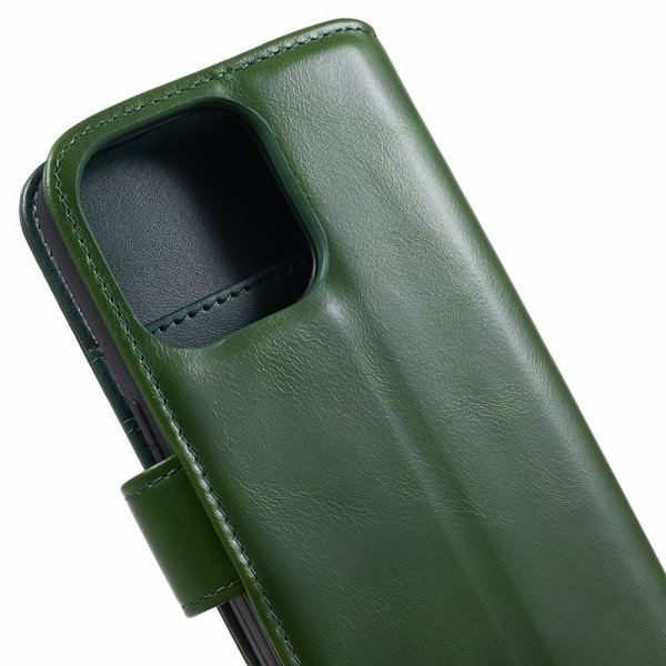 iPhone 15 Pro Etui Essential Leather Juniper Green