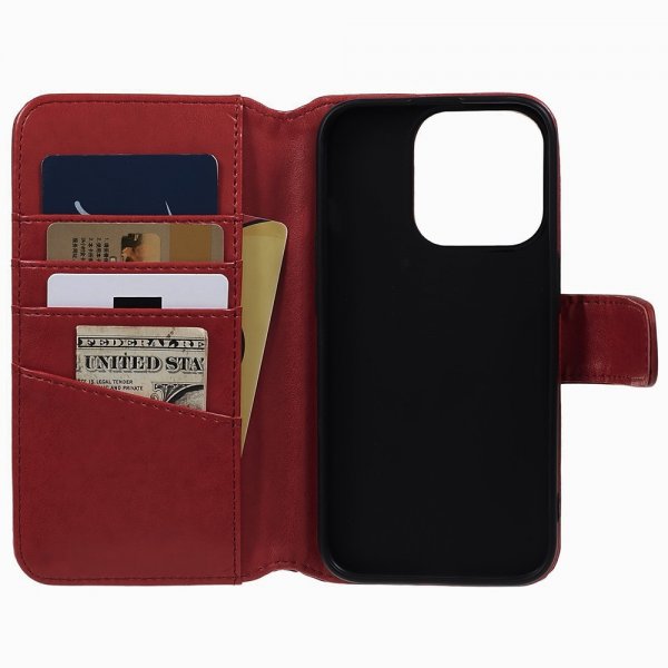 iPhone 15 Pro Etui Essential Leather Poppy Red