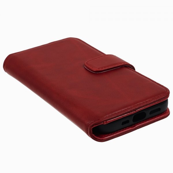 iPhone 15 Pro Etui Essential Leather Poppy Red