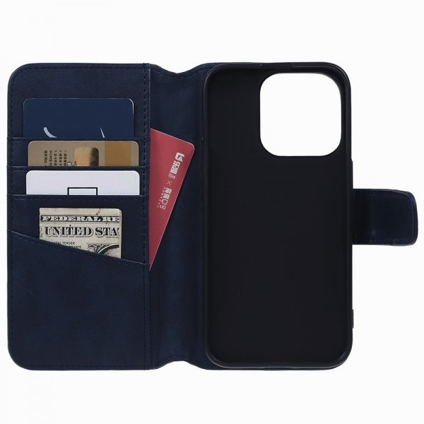 iPhone 15 Pro Max Etui Essential Leather Heron Blue