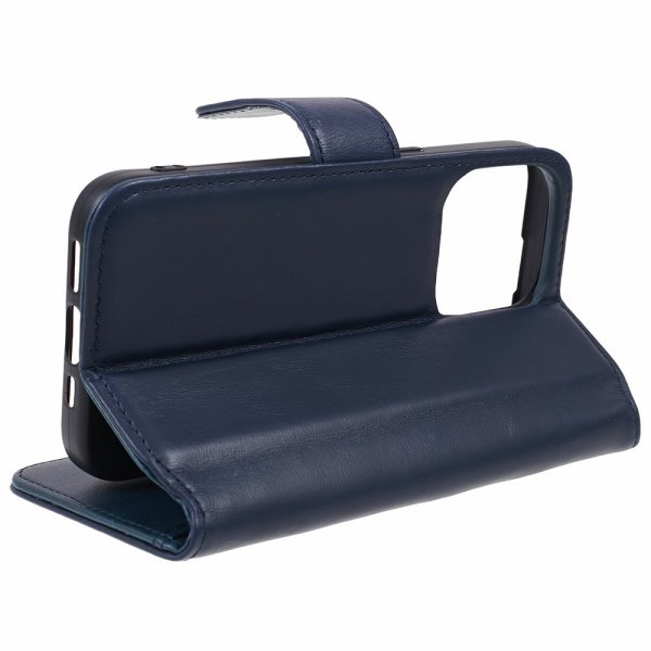 iPhone 15 Pro Max Etui Essential Leather Heron Blue