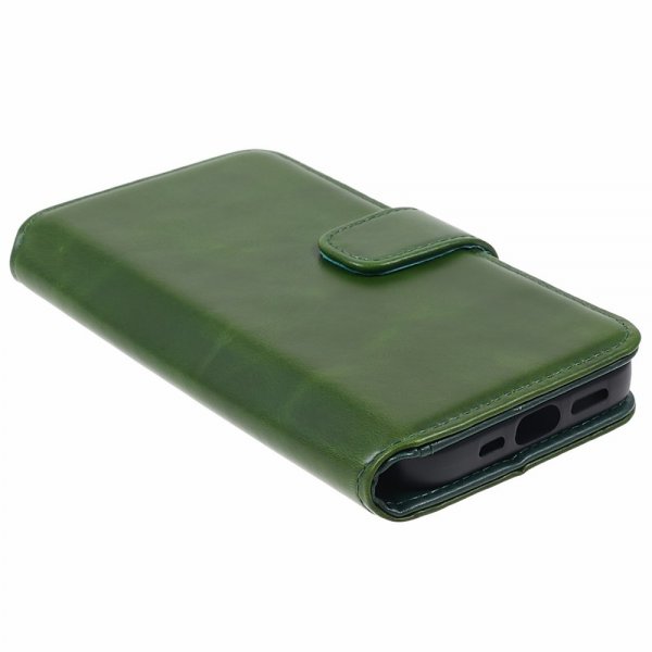 iPhone 15 Pro Max Etui Essential Leather Juniper Green