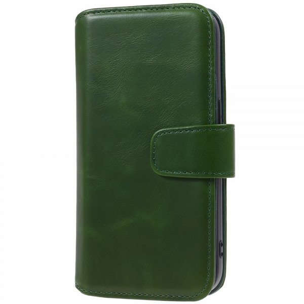 iPhone 15 Pro Max Etui Essential Leather Juniper Green