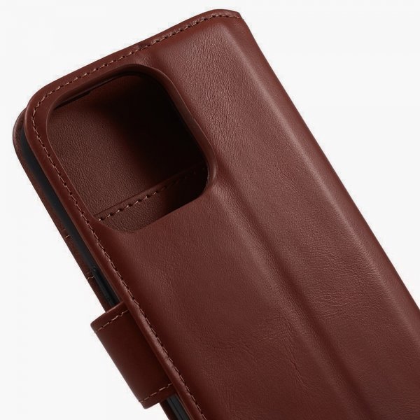iPhone 15 Pro Max Etui Essential Leather Maple Brown
