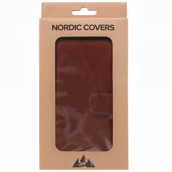 iPhone 15 Pro Max Etui Essential Leather Maple Brown