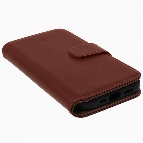 iPhone 15 Pro Max Etui Essential Leather Maple Brown