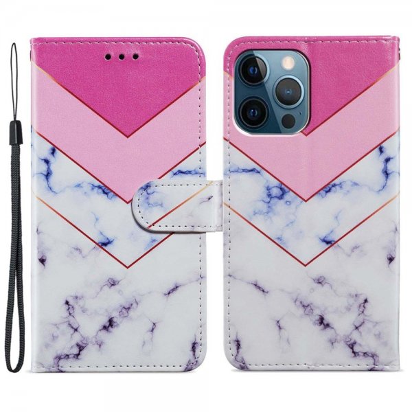 iPhone 15 Pro Max Etui Motiv Hvid Marmor