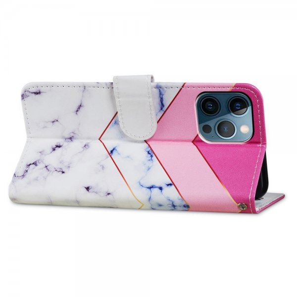 iPhone 15 Pro Max Etui Motiv Hvid Marmor