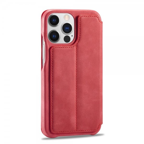 iPhone 15 Pro Max Etui Retro Rød
