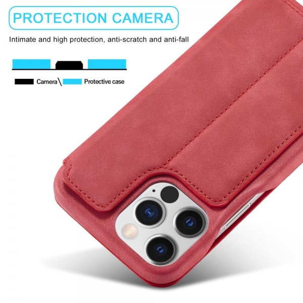 iPhone 15 Pro Max Etui Retro Rød