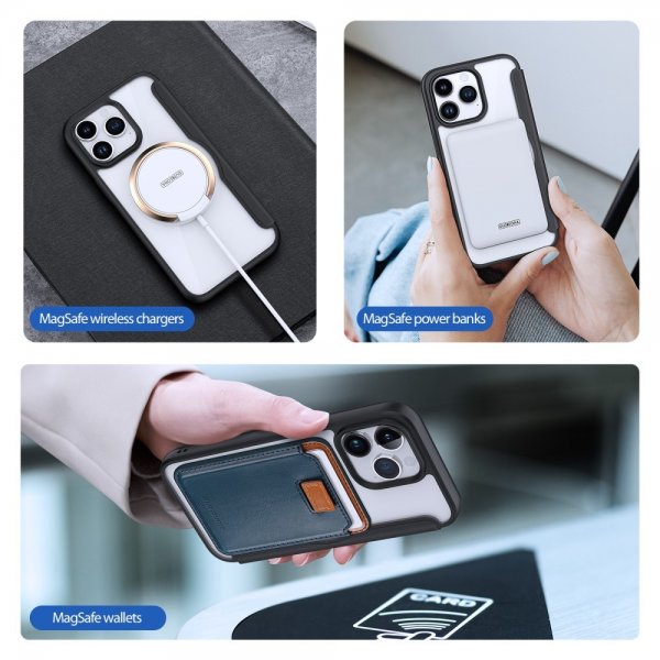 iPhone 15 Pro Max Etui Skin X Pro Series MagSafe Sort