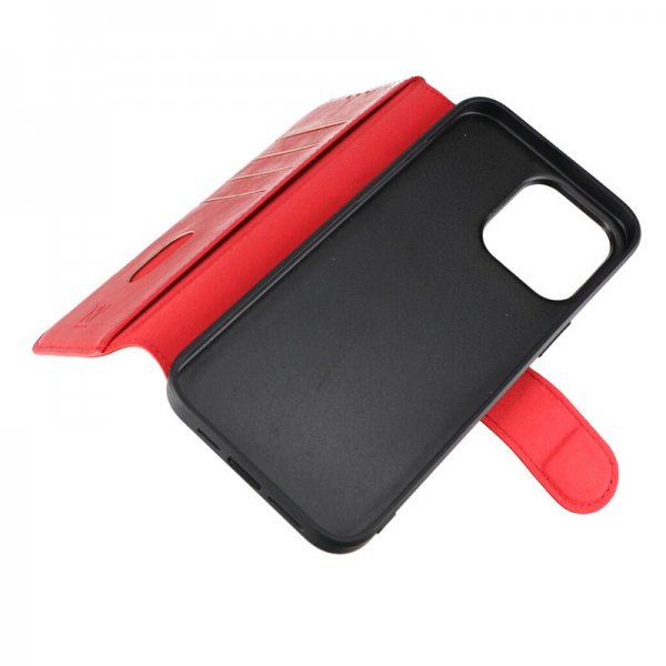 iPhone 15 Pro Max Etui 4 Kortholder MagSafe Rød