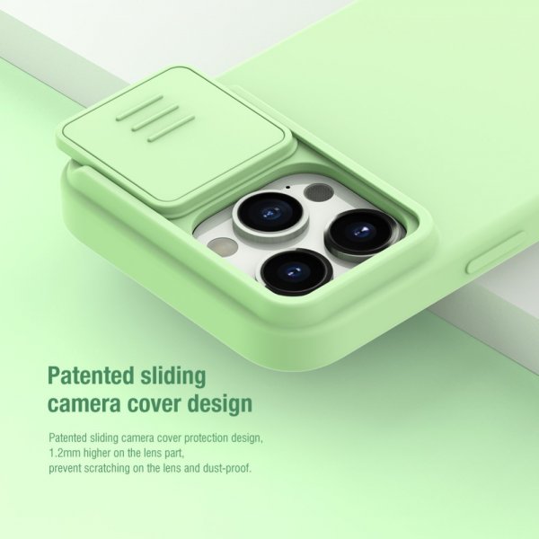 iPhone 15 Pro Max Cover CamShield Silky MagSafe Lyslilla