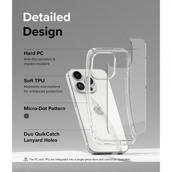 iPhone 15 Pro Max Cover Fusion Clear