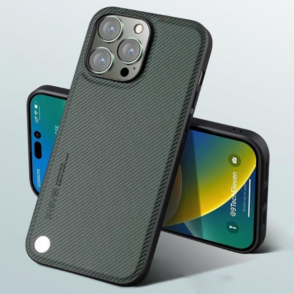 iPhone 15 Pro Max Cover Kevlar II Series Sort