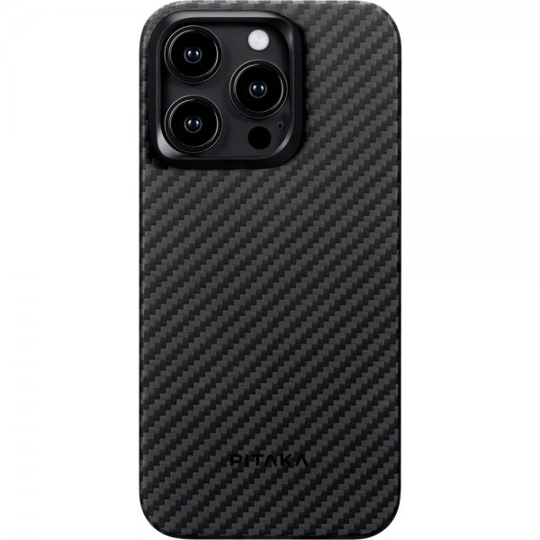 iPhone 15 Pro Max Cover MagEZ Case 4 Black/Grey Twill