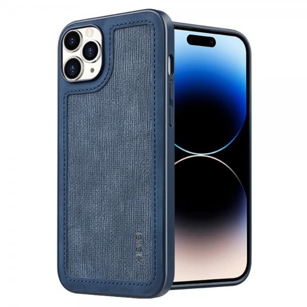 iPhone 15 Pro Max Cover Linjesplejsning Blå