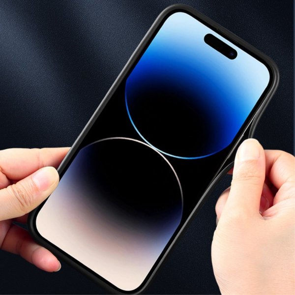 iPhone 15 Pro Max Cover Linjesplejsning Brun