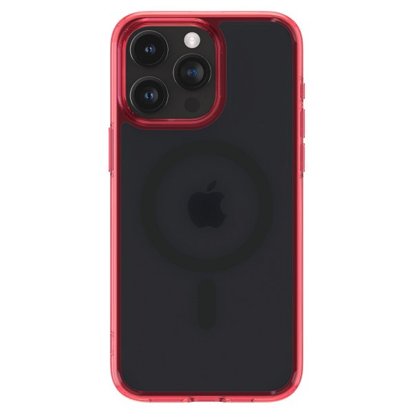 iPhone 15 Pro Max Cover Ultra Hybrid MagFit Frost Deep Red
