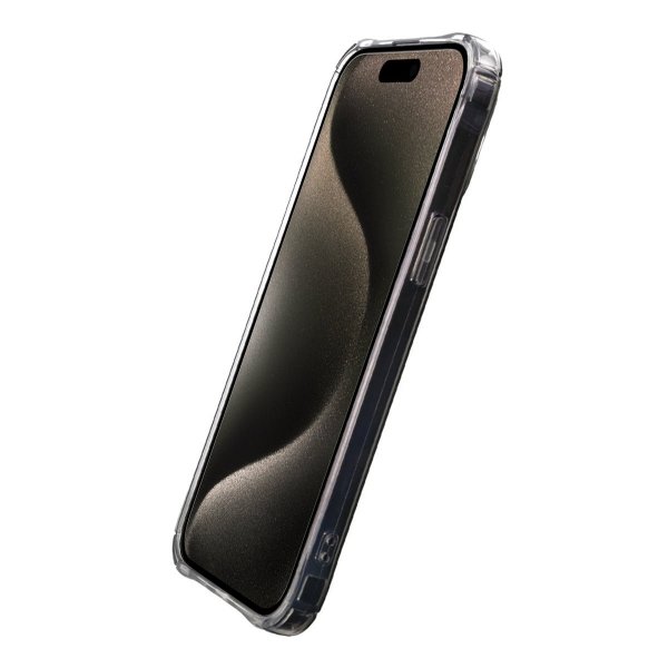 iPhone 15 Pro Max Cover Kortholder Stødabsorberende Sort