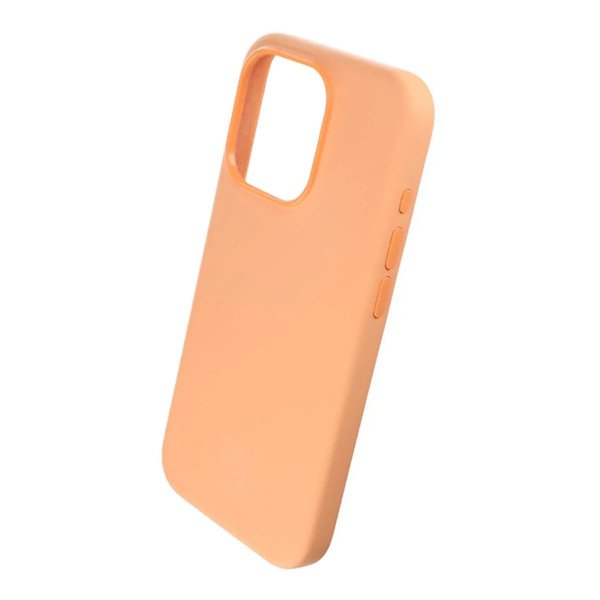 iPhone 15 Pro Cover Silikone Peach
