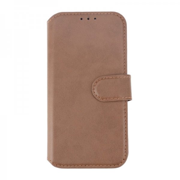 iPhone 15 Pro Etui Ægte Læder Brun