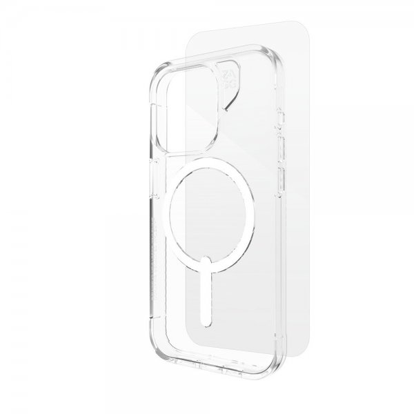 iPhone 15 Pro Cover med Skærmbeskyttelse Luxe Snap & Glass