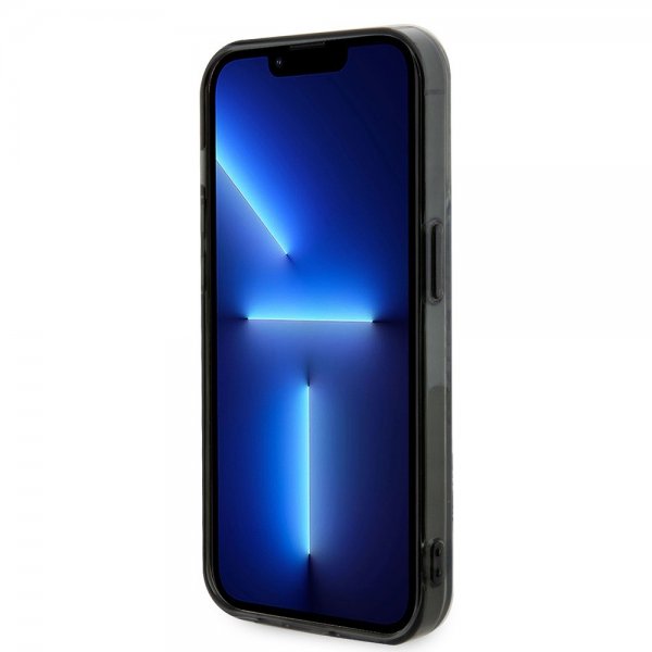 iPhone 15 Pro Cover Rhombus Pattern MagSafe AMG Transparent