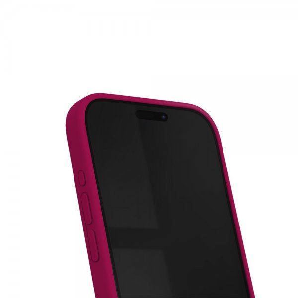 iPhone 15 Pro Cover Silicone Case MagSafe Magenta
