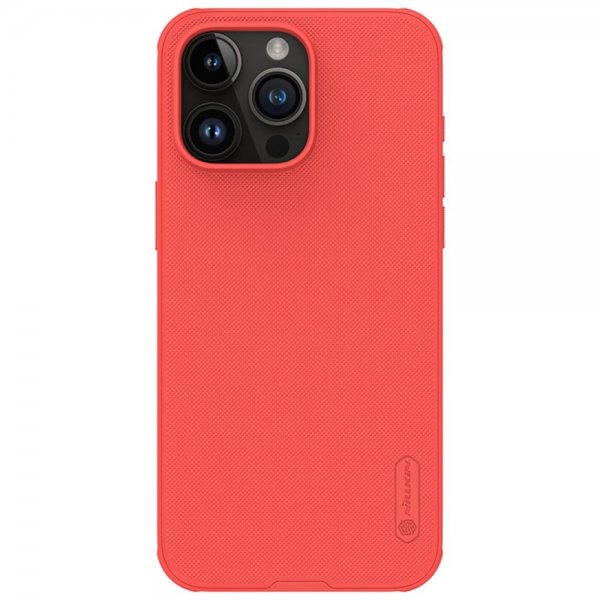 iPhone 15 Pro Cover Super Frosted Shield Pro Rød