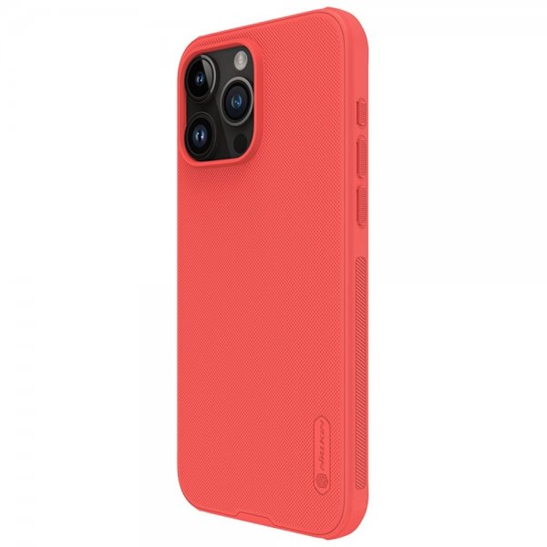 iPhone 15 Pro Cover Super Frosted Shield Pro Rød
