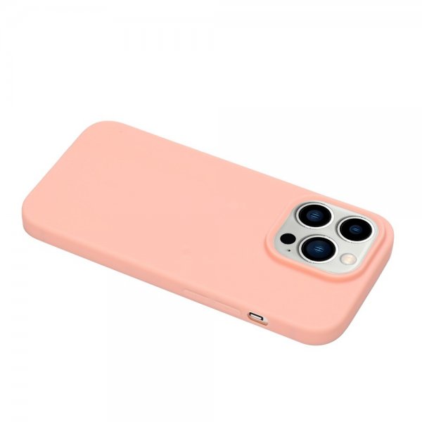 iPhone 15 Pro Cover TPU Lyserød