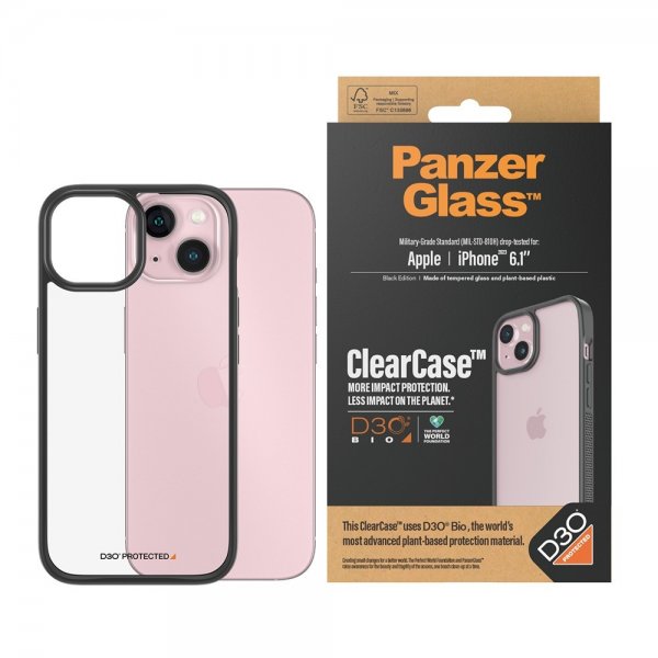 iPhone 15 Cover ClearCase D3O Sort