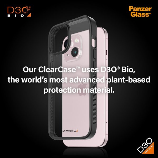 iPhone 15 Cover ClearCase D3O Sort