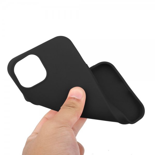iPhone 15 Cover Feather Series Raven Black