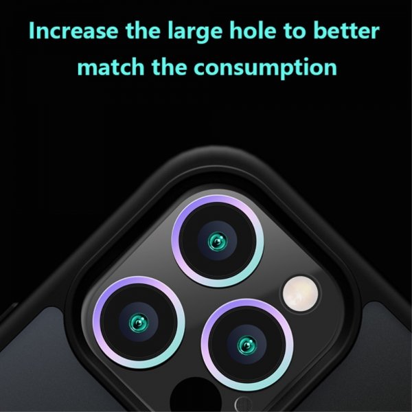 iPhone 15 Cover Frosted Bagside Blå