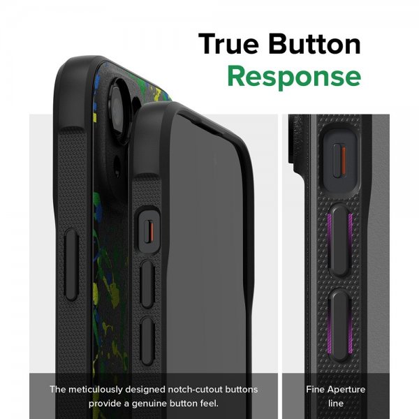iPhone 15 Cover Onyx Design Action Painting