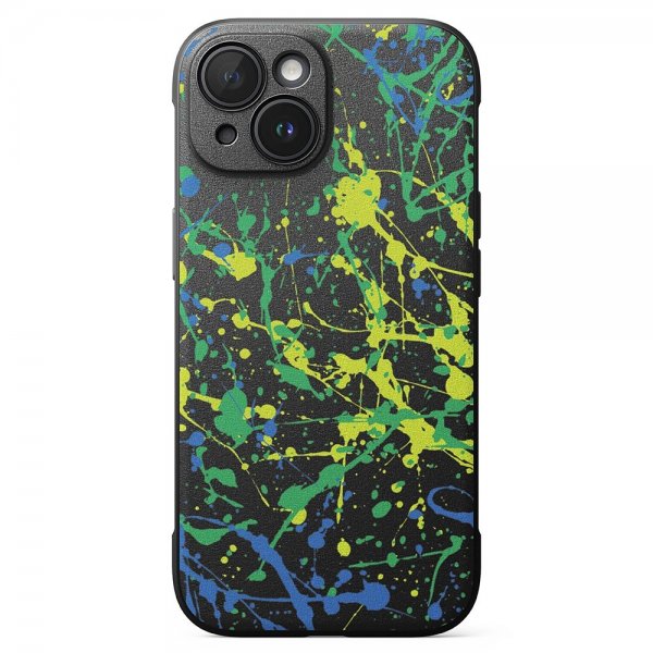 iPhone 15 Cover Onyx Design Action Painting