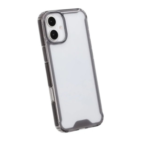 iPhone 16 Cover Stødabsorberende Sort